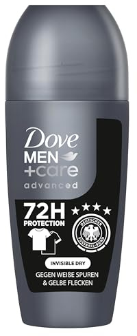 Dove Men+Care advanced Anti-Perspirant Roll-On Osynlig Dry DFB-Edition deodorant med 72 timmars skydd mot kroppslukt och underarm våthet 6 x 50 ml