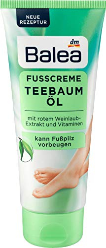 2x100ml Balea Fußcreme - Teebaum mit Weinblattextrakt Öl und Vitaminen, Deutschland
