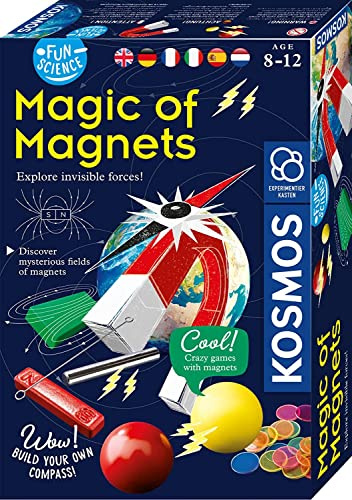 Thames & Kosmos , 7616595, Magic of Magnets, Multi-Lingual Kit, Fun Science, Stem Experiment Kit, Ages 8+