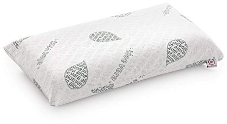 Textil-home huvudkudde 90 cm – kärna av 100% naturlig visko. Kudde av tryckutjämande viskosskum (memory Foam) med Aloe verera.