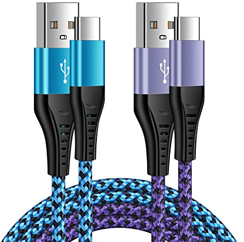 USB C Charger Cable, 2Pack 6FT/1.8M Samsung Phone Charger Cable Fast Charging Lead, Type C Cable for Samsung Galaxy S26 Ultra S25 FE S24 S23 S22 S21 A17 5G A16 A15 A14 A13 A12 A57 A56 A55 A54 Z Flip 7