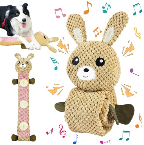SOETDERT Hundespielzeug, Intelligenzspielzeug für Hunde, Interaktives Hundespielzeug, Quietschend Welpenspielzeug, Hundespielzeug Schnupftabak für Mittelgroße Hunde und Welpen