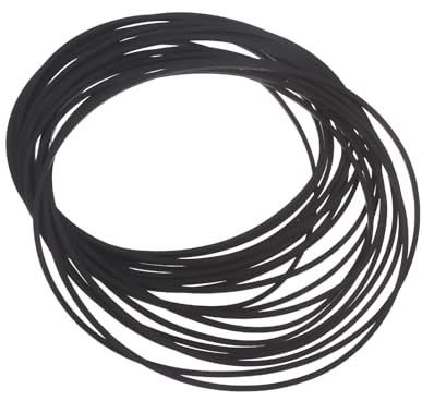 Zeizafa Gummi-Antriebsriemen für Walkmans und Video-Player, 20-teiliges Set, robust und stabil, gemischte Größen, 105–135 mm Breite, 1,2 mm, Gummi-Antriebsriemen für Video-Ausrüstung