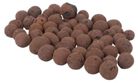 Sosoport Dekorativer Tonkies Kieselstein 1 Beutel 300-600g Braun 1-1,4cm Für Sukkulenten Bonsai Pflanzenvasen Drainage Wasserdurchlässiges Substrat Hydroponik Luftzirkulation