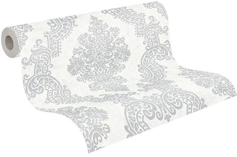 A.S. Création Ornament 397655 - Carta da parati classica in tessuto non tessuto, per soggiorno e corridoio, 10,05 x 0,53 m, made in Germany