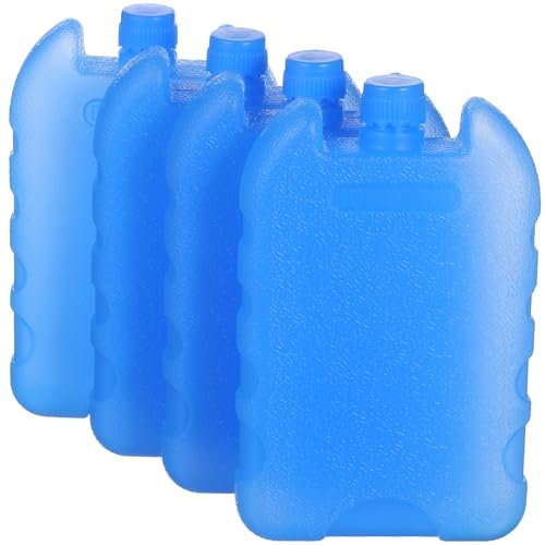 Garneck Ice Storage Bin Ice Bags for Ice Cubes 4 Pcs Ice Packs for Coolers Freezer Packs Ice Block Cooler Ice Pack Reusable Ice Pack for Lunch Box
