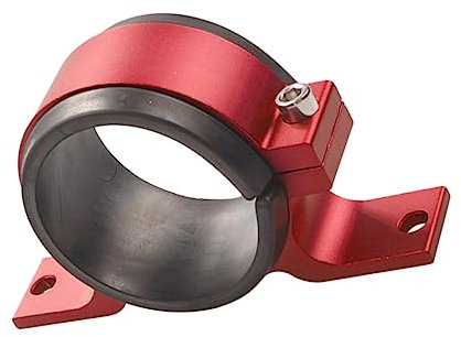 LALADEFIEE Aluminiumlegierung Ölpumpenklemme 58 Mm Innen Gummipolster Ölpumpenhalterung Auto-kraftstoffpumpenhalterung Robust Leicht Transportierbar