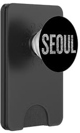 Seoul Vintage City Design Travel Destination PopSockets PopWallet for MagSafe