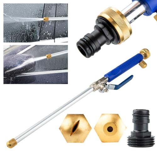 Jetsono High Pressure Washer, Jetsono 2-in-1 Hochdruckreiniger, Jet Hochdruckreiniger, Hochdruckreinigerstab mit 2 Düsen, Gartenbrause, Hochdruckreiniger für Gartenbewässerung, Autowäsche