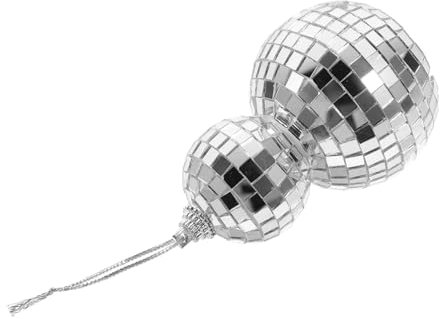 GLEAVI Palla Discoteca Riflettente da Appendere Decorazione Festiva per Feste Natale e Eventi Accessori Leggeri e Pratici per Atmosfera e Fotografica