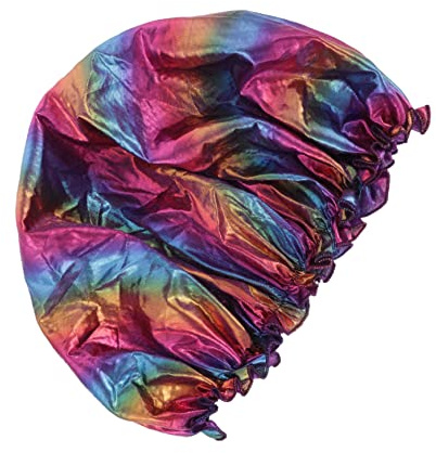 Bonnet Élastique de Bain pour Garçon Fille et Adultes Casquette de Confortable pour Piscine et Bouclés