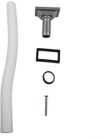 Kitchen Sink Overflow Pipe Head, Rectangle Drainer Connector PP Material Washbasin Drainer for Bathroom Basin Sink Accessory