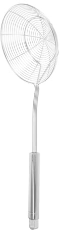 iplusmile Colador Inoxidable Grande Espumadera Ranurada Resistente al Calor con Mango Ergonómico para Cocina y Restaurantes Utensilio para Escurrir Frituras y Verduras