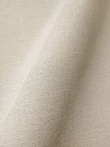 NEWROOM Papier peint Taupe Couleur Unie Intissé - Couleurs Unies Beige Gris Structure Textile