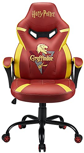 Harry Potter – junior spelarstol Gryffindor – kontorsstol för spel – officiell licens