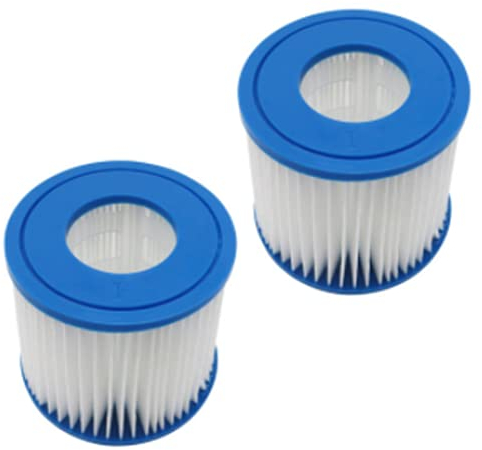 YanBan Swimming Pool Filter Cartridge Compatible with Best-way 58381 Filter Pump, Pack of 2 Repalcement Filter Compatible with Flowclear Type I