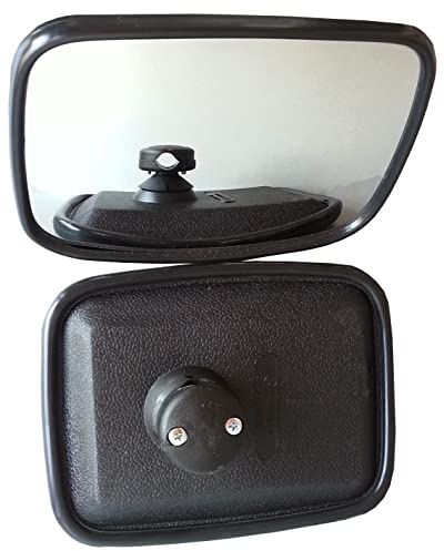 Set of 2x WIDE ANGLE MIRROR BLIND SPOT E4 mark 8.6 x 6.7 inches fit TRUCK LORRY CARAVAN CAMPER VAN BUS RECOVERY