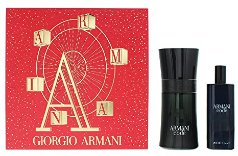 GIORGIO ARMANI Code Pour Homme Eau De Toilette Set (EDT 50ml + Travel Spray EDT 15ml)