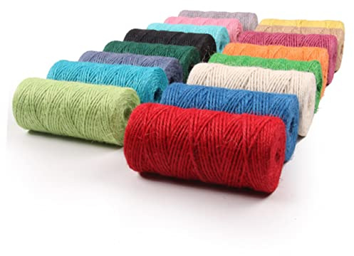 OSALADI Cuerda De Cordel Para Envolver Yute Cuerda Arpillera Decoración Del Hogar Natural Hilo Natural Hilo De Macramé Cordel De Navidad Cordel Verde Decorar Cilindro