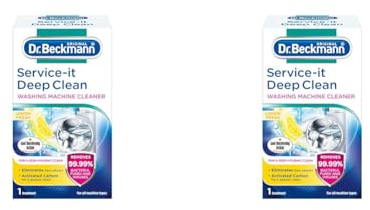 Dr.Beckmann Service-it Deep Clean Washing Machine Cleaner, 1 Treatment (Pack of 2)