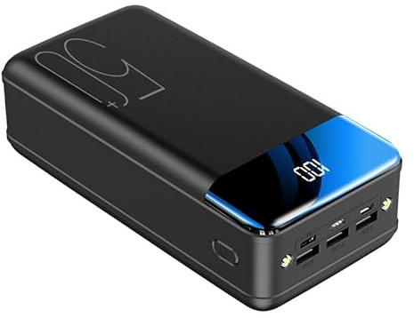 Banque d'alimentation pour Ordinateur Portable/Banque d'alimentation extérieure 100 000 Mah Affichage numérique Alimentation Mobile de très Grande capacité (100 000 Mah/Noir)