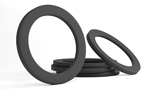 KKM SEALS Guarnizione Gomma O-ring Piana in EPDM - O Ring Guarnizioni Idrauliche - Oring Rondelle Gomma - O'ring a Rubinetto Cucina - 5 Pezzi (30x22x2 mm)