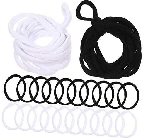 TOYANDONA 192pcs Elastic Braided Rope Coaster Potholder Loom Kit Refills DIY Craft for Boys and Girls Family