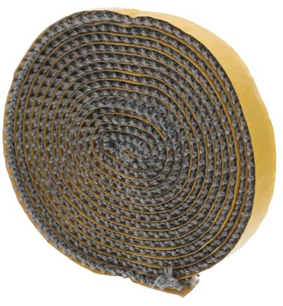 BELLIFFY Junta Del Horno De Calefacción Para Estufas De Leña Autoadhesiva Junta Plana Para Chimeneas y Estufas De Leña Cinta Ancha Para Chimenea