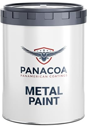 PANACOA Metallschutzlack 3in1 Metalllack Metallfarbe Rostschutzfarbe l Weiß 750ml