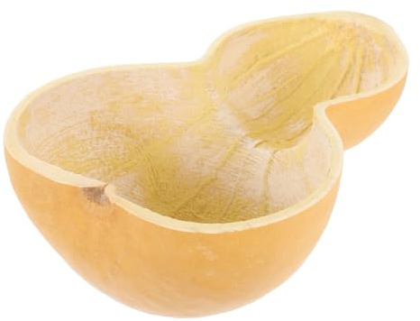 ELAYARD Mestolo Da Bagno in Zucca Naturale Accessorio Sauna Cucchiaio Acqua Artigianale Per Casa e Spa Design Capiente e Resistente