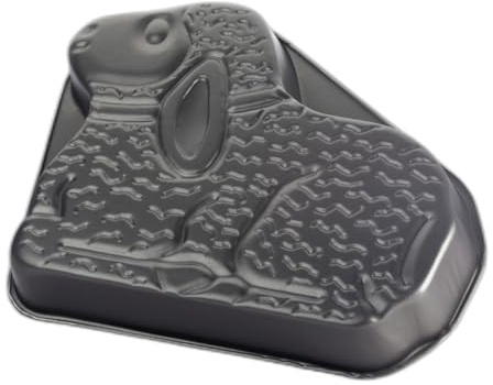 OPIROS Antihaft-Backform aus Aluminium für Desserts Weihnachten Ostern Geburtstage Feiertage (Lammform)