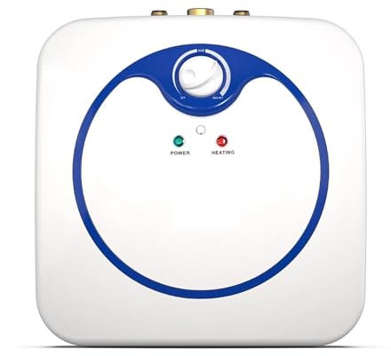 Calentador de agua sin tanque, Mini Calentador De Agua Eléctrico 2.5, De Diseño Compacto Y Liviano, Se Puede Montar En La Pared O Colocar De Forma Independiente