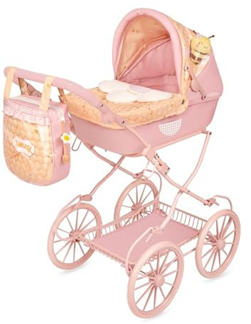 Carro de Muñecas Plegable con Manillar Regulable y Peluche Honey DeCuevas 80070