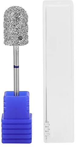 Nagelfräser Aufsätze, Nagelfräser Bits, Pediküre Kegelbohrer, Fußschwielen, Edelstahl Zehennägelbohrer, Entfernen Sie Gel Acryl Nagelhaut Diamant Nagelfräser für Maniküre Pediküre (B2C)