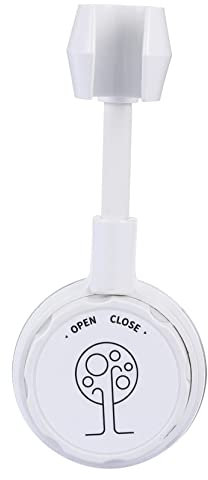 Mikikit 2 Stk Duschhalterung Unterdruckschlauch Verstellbarer Brausehalter Vakuum-duschkopfhalter Halter Für Brauseschlauch Halterung Rotieren Handheld Weiß Universal- Abs