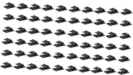 UPKOCH 60stücke Selbstklebende Kabelmanagement-clips Für Auto Und Zuhause Leichte Kabelhalter Zur Organisation Von Netzkabeln Usb-ladekabeln Und Mehr Schwarz Einfach Zu Verwenden