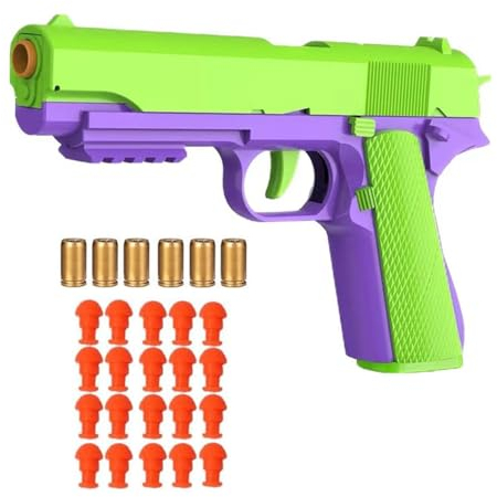 YGMXZL Spielzeugpistole, Automatischer Burst Soft Foam Bullet Blaster Toy, Schaumstoff-Blaster Toy Gun für Kinder ab 8+ Jahre (Set A)