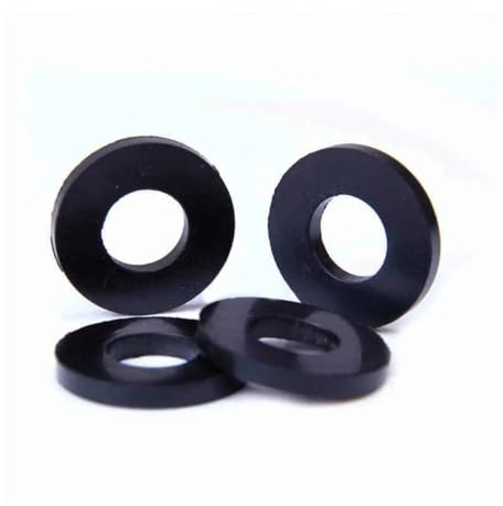 10-20 pièces M3 M4 M5 M6 M8 M10 M12 M14 M16 M18 M20 joint en caoutchouc plat rondelles d'étanchéité en caoutchouc rondelle noire(18x30x2mm 10PCs)