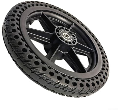 12 Zoll Vollgummi-Reifen Für Elektrorollstuhl Seniorenroller Mobilitätsroller Tubeless Verschleißfest Gummireifen Anti-Rutsch Profil 12X1.5 27.3x3.8cm Schwarz, Rollstuhlreifen(Inner diameter 12mm)