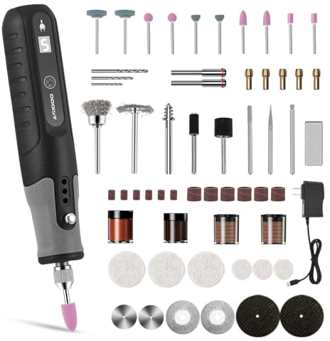 Corded Electric Rotary Tool Kit, LCD Display 5 Speeds Mini Rotary Tool Kit with 167 Accessories Multi-Purpose Multi Tool for Cutting,Engraving,Sanding,Drilling,Polishing,Grinding,DIY Crafts & Projects
