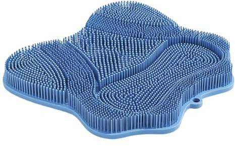 Acunny Nettoyeur de Pieds pour Douche, Tapis de Gommage pour Pieds en Silicone avec Ventouses Anti-dérapantes, Tampon Santé et Ménager pour Pédicure Après Entraînement, Spa Maison, Voyage, Baignoire