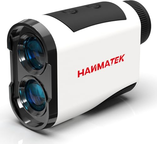 HANMATEK Telemetro Laser da Golf, 1097m/1200Y Misuratore di Distanza, Precisione ±1.0m, Magnificazione 6.5X, Compensazione Pendenza - GR1200