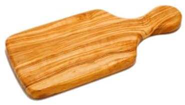Planche à découper en bois d'olivier naturel Faite à la Main (24 cm)