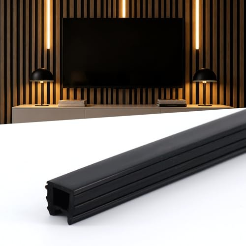 Aartner Canalina per cavi in silicone, 12 x 13 mm, per pannelli acustici, flessibile, autoadesiva, per assorbitori acustici e pannelli acustici, gestione dei cavi, studio e home theater, 2 m/3 m/5 m