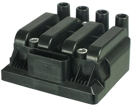 DELPHI GN10383-12B1 Zündspule 12V Kompatibel mit VW Golf 4 Schrägheck 1J1 06A905097 06A905104 06A905097A | Kompatibel mit: SKODA OCTAVIA I, OCTAVIA I Combi, VW BORA, BORA I, BORA Variant, CADDY III Großraumlimousine