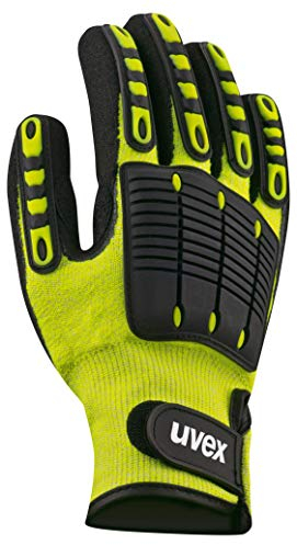 Uvex Synexo Impact 1 Schnittschutzhandschuhe - Gelb-Schwarz - Gr 09 (L)