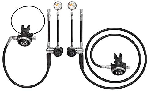 Scubapro Sidemount Regulator Kit Atemregler aus Carbon, Unisex, Erwachsene, Mehrfarbig, Einheitsgröße