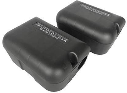 ASC Pack de 2 - Souris/Rat Station D'Appât Boite - Vermine Rongeur Anti-parasites
