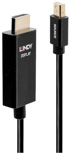 Adaptador Mini DisplayPort a HDMI LINDY 40920 Negro 50 cm