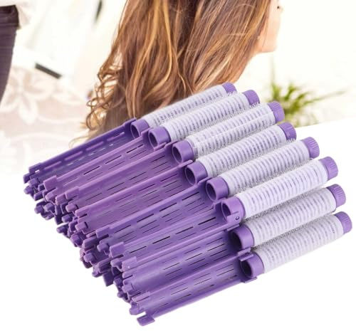 20pcs Volumizing Hair Clips, Hair Roller Curler Kit with Perm Rods - Hairdressing Styling Tool for Salon Barber